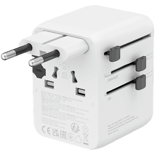 CANYON Travel Adapter OnTour 70 EU/UK/US/AUS 70W White