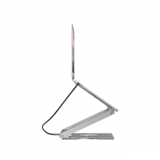 Canyon Laptop stands with hub, TYPE C F to HDMI2.0+2USB3.0+USBC3.0+RJ45+PD, TYEP C TO C cable 1m white with Emarker: HUSB332A, Material: Aluminum case+ABS+PS, Size: 245x240x27.2+/-0.3mm, Weight:1304g