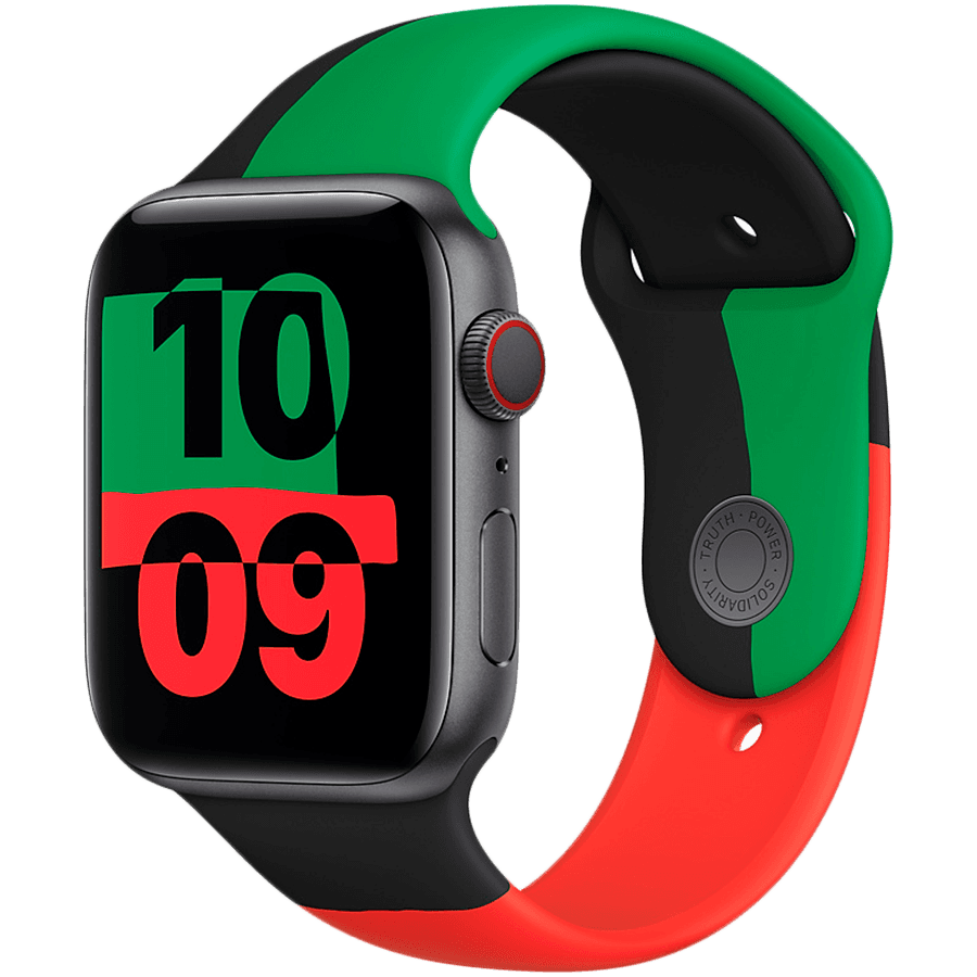 44mm Black Unity Sport Band - Regular 2