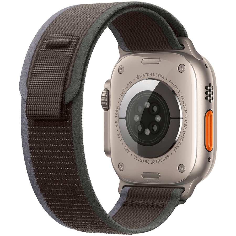 Apple Watch Ultra 2 GPS + Cellular, 49mm Titanium Case with Blue/Black Trail Loop - M/L 3