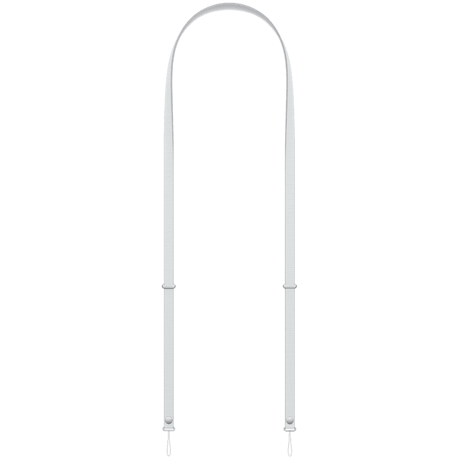 Crossbody Strap - Light Gray