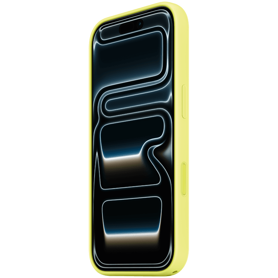 iPhone 17 Pro Silicone Case with MagSafe - Neon Yellow 2