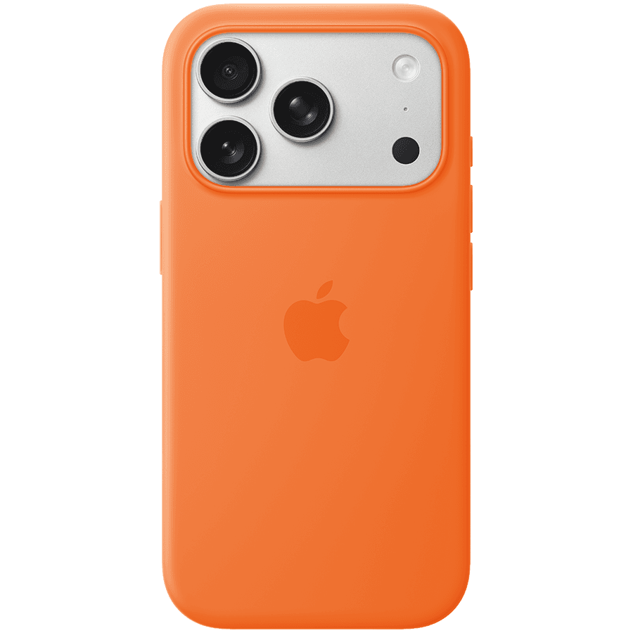 iPhone 17 Pro Silicone Case with MagSafe - Orange
