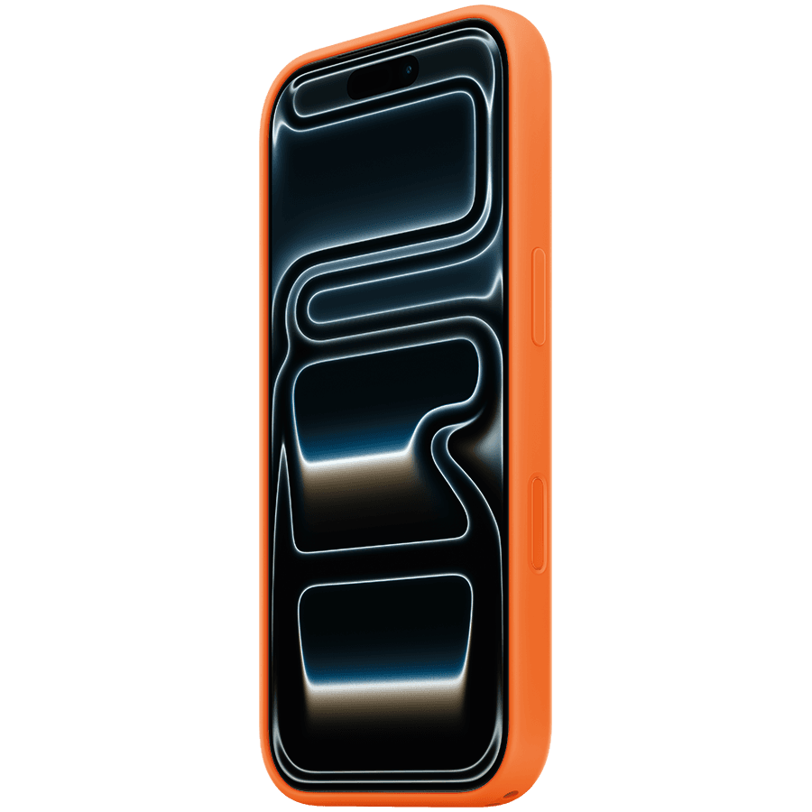 iPhone 17 Pro Silicone Case with MagSafe - Orange 2