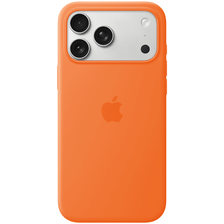 iPhone 17 Pro Max Silicone Case with MagSafe - Orange