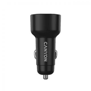CANYON car charger OnDrive 85 PD 85W USB-A+USB-C Black