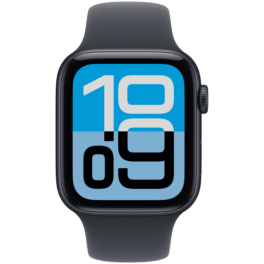 Apple Watch SE 3 GPS 44mm Midnight Aluminium Case with Midnight Sport Band - M/L 2