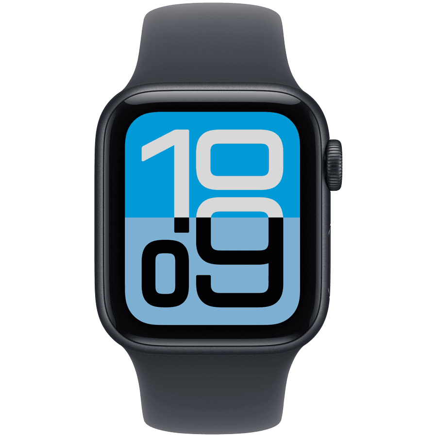 Apple Watch SE 3 GPS 40mm Midnight Aluminium Case with Midnight Sport Band - S/M 2