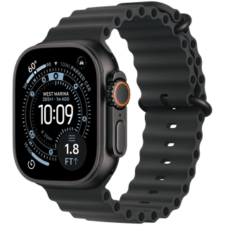 Apple Watch Ultra 3 GPS + Cellular 49mm Black Titanium Case with Black Ocean Band