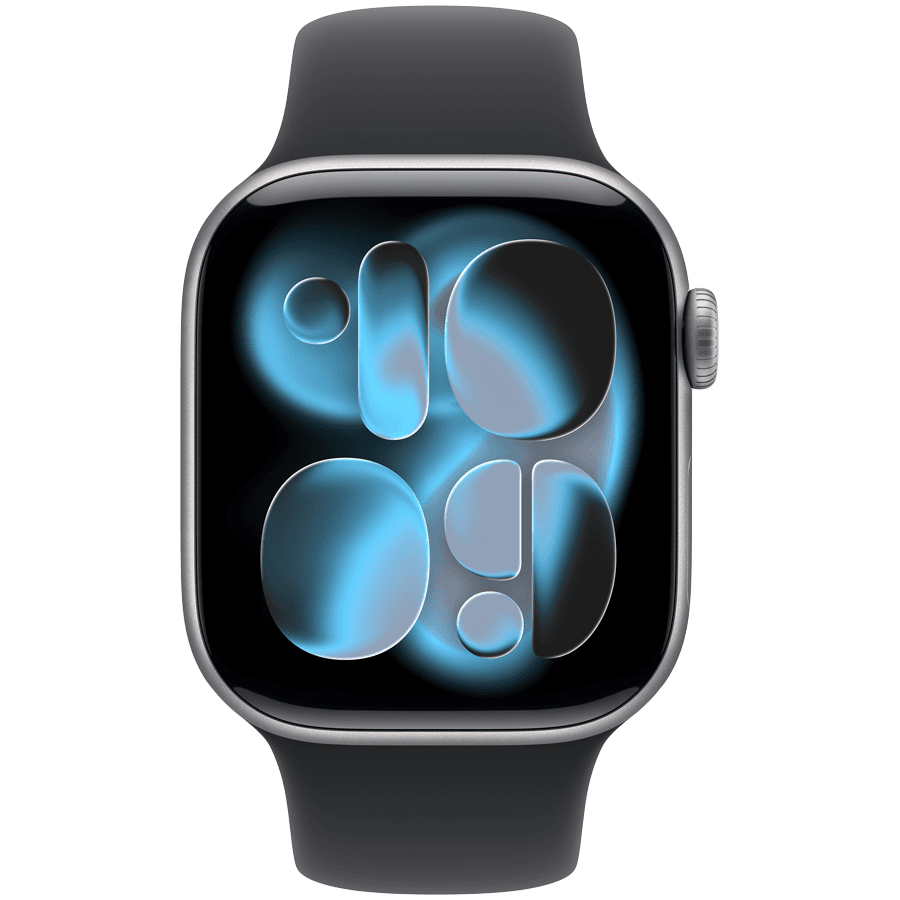 Apple Watch Series 11 GPS 42mm Space Grey Aluminium Case with Black Sport Band - M/L 2