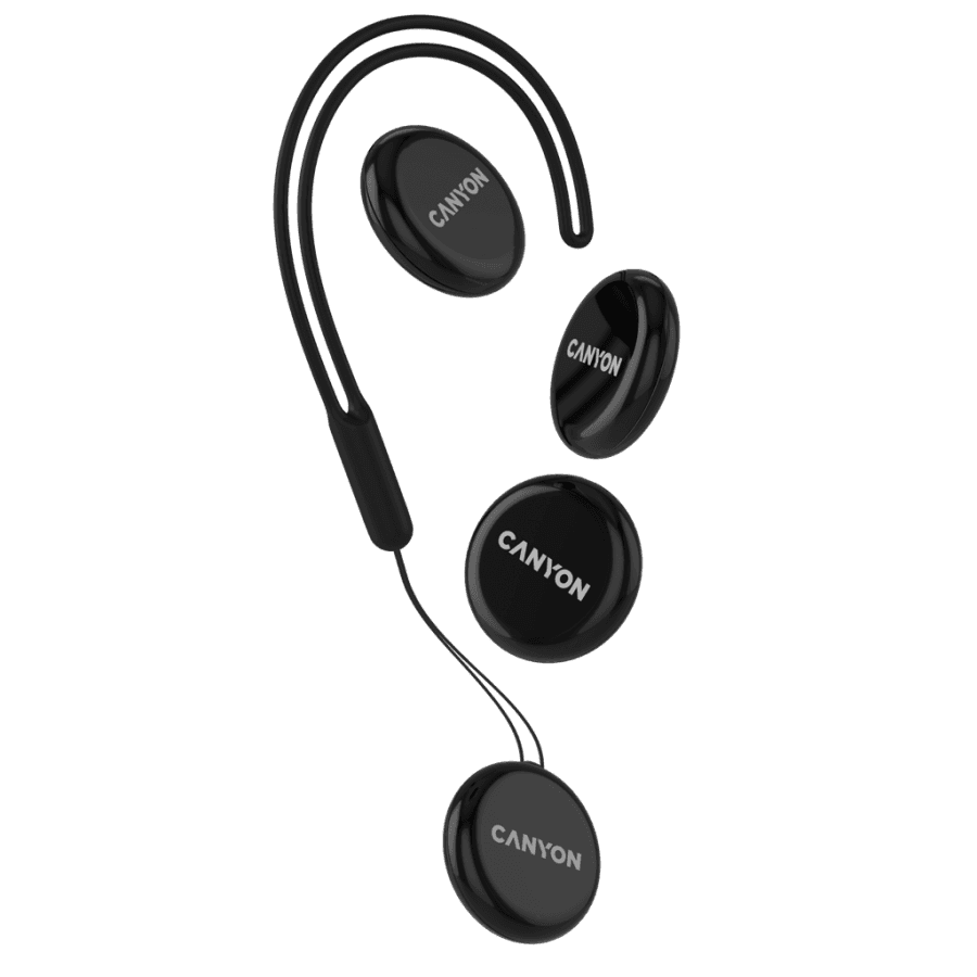 CANYON smart tag ONTAG 1 iOS 4 pcs KIT Black