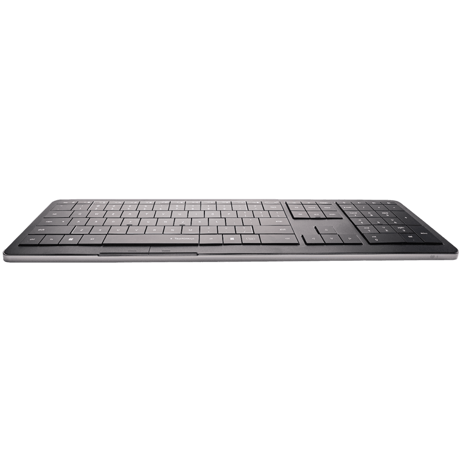 CLEVETURA CLVX 1 Touch-On-Keys AI Wireless Keyboard, ANSI US Windows Layout, Scissor Switches, Aluminum Chassis, Interactive RGB, Windows/Linux/MacOS support 2
