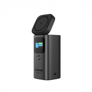 CANYON Qi2 magnetic power bank OnPower 150 15000mAh Aluminium Dark grey