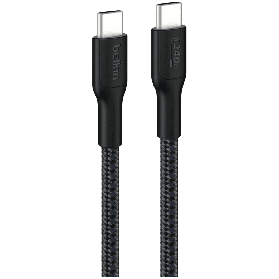 Belkin USB C 3M 240W Brained Cable Black