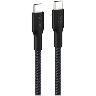 Belkin USB C 3M 240W Brained Cable Black