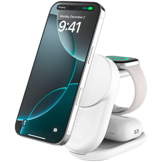 BELKIN 25w Qi2 3-IN-1 Foldable Charger, White