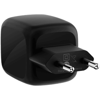 BELKIN 67w Dual USB-C PD wall Charger with PPS, Black