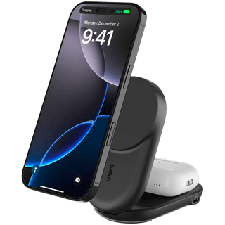 BELKIN 25w Qi2 2-IN-1 Foldable Charger, Black
