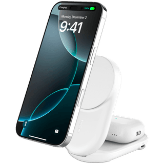 BELKIN 25w Qi2 2-IN-1 Foldable Charger, White