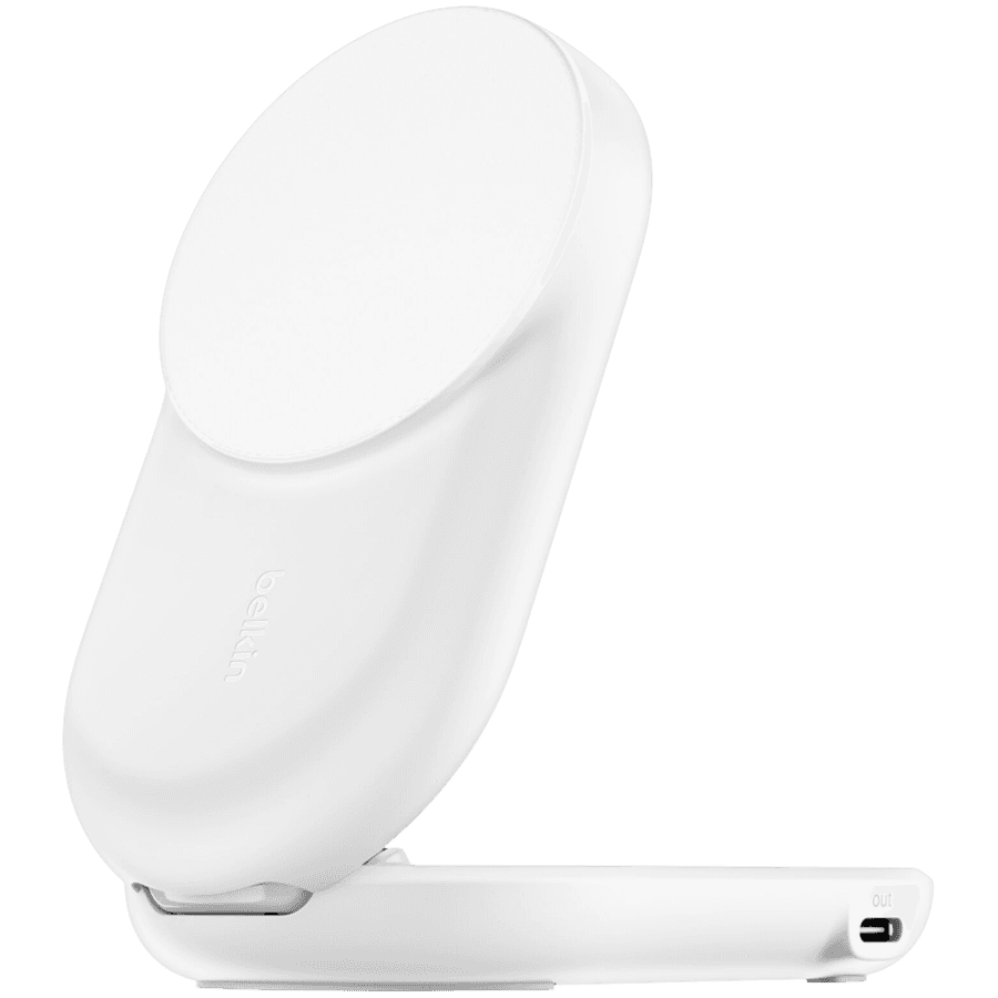 BELKIN 25w Qi2 2-IN-1 Foldable Charger, White 2