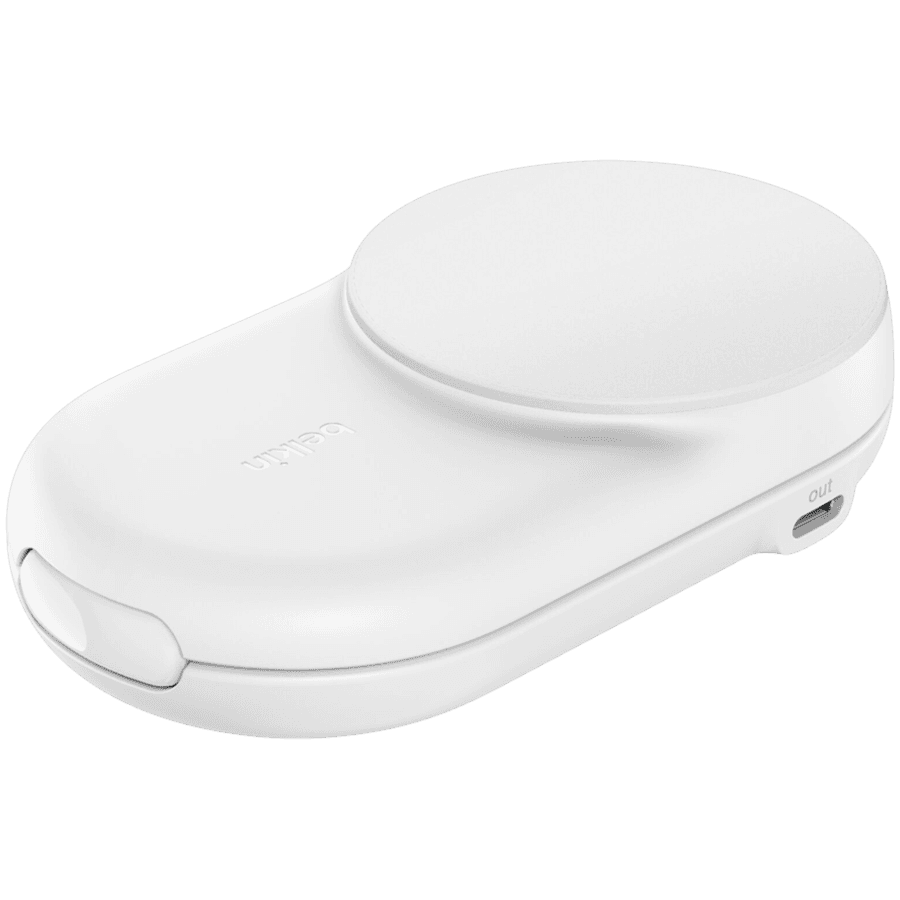 BELKIN 25w Qi2 2-IN-1 Foldable Charger, White 3