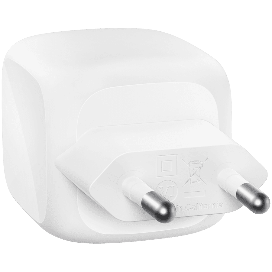 BELKIN 50w Dual USB-C PD wall Charger with PPS, White 4
