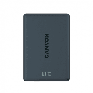 CANYON magnetic power bank OnPower 500 PD20W 5000mAh Aluminium Interstellar Black