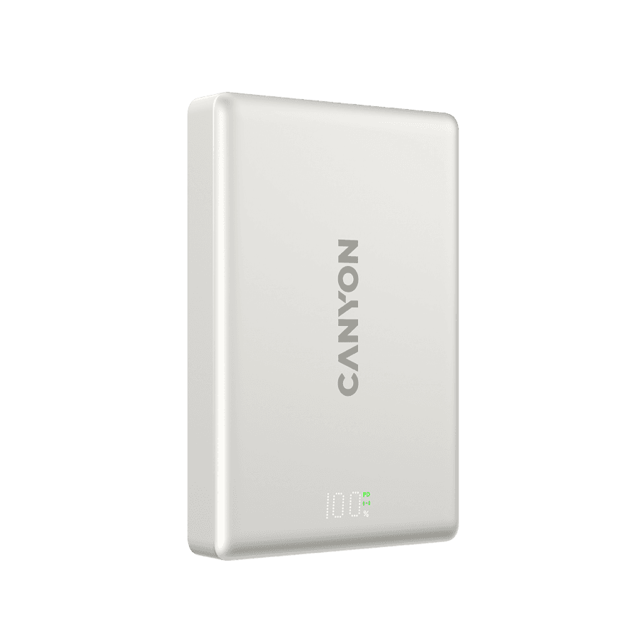 CANYON magnetic power bank OnPower 511 PD20W 10000mAh Aluminium Star Grey