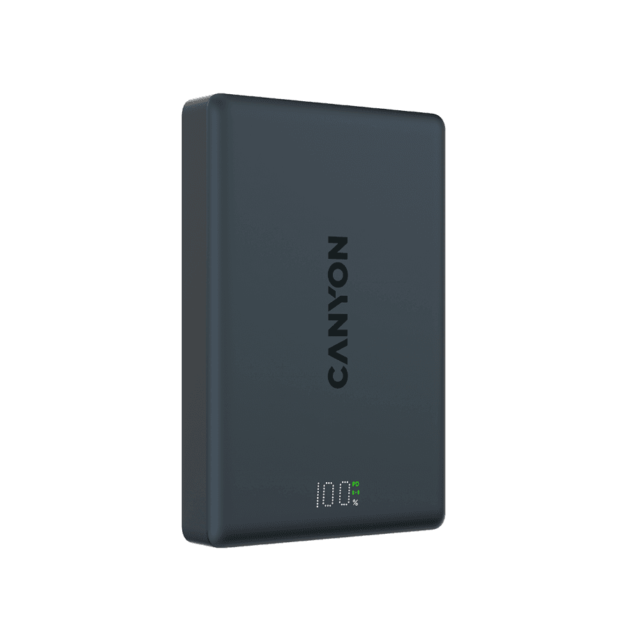 CANYON magnetic power bank OnPower 511 PD20W 10000mAh Aluminium Interstellar Black