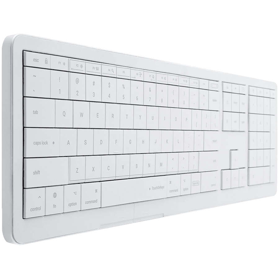 CLEVETURA CLVX 1 Touch-On-Keys AI Wireless Keyboard, ANSI US Mac layout, Scissor Switches, Aluminum Chassis, Interactive RGB, Mac/iPad/AppleTV/PC support 2