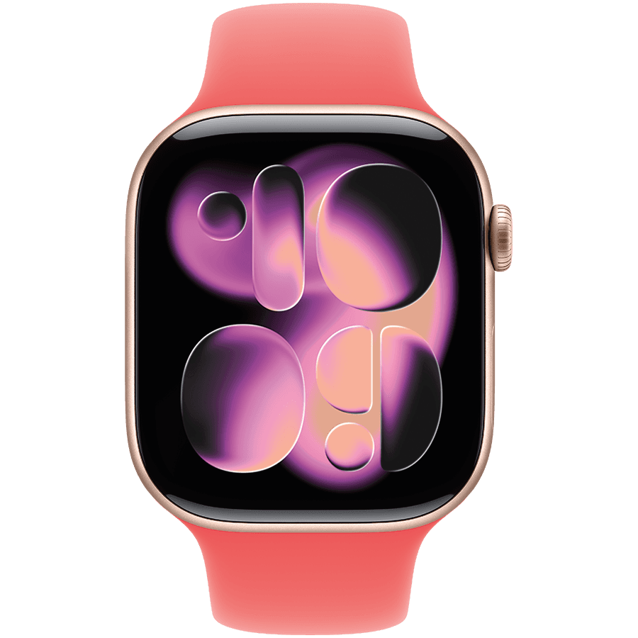 46mm Bright Guava Sport Band - S/M 3