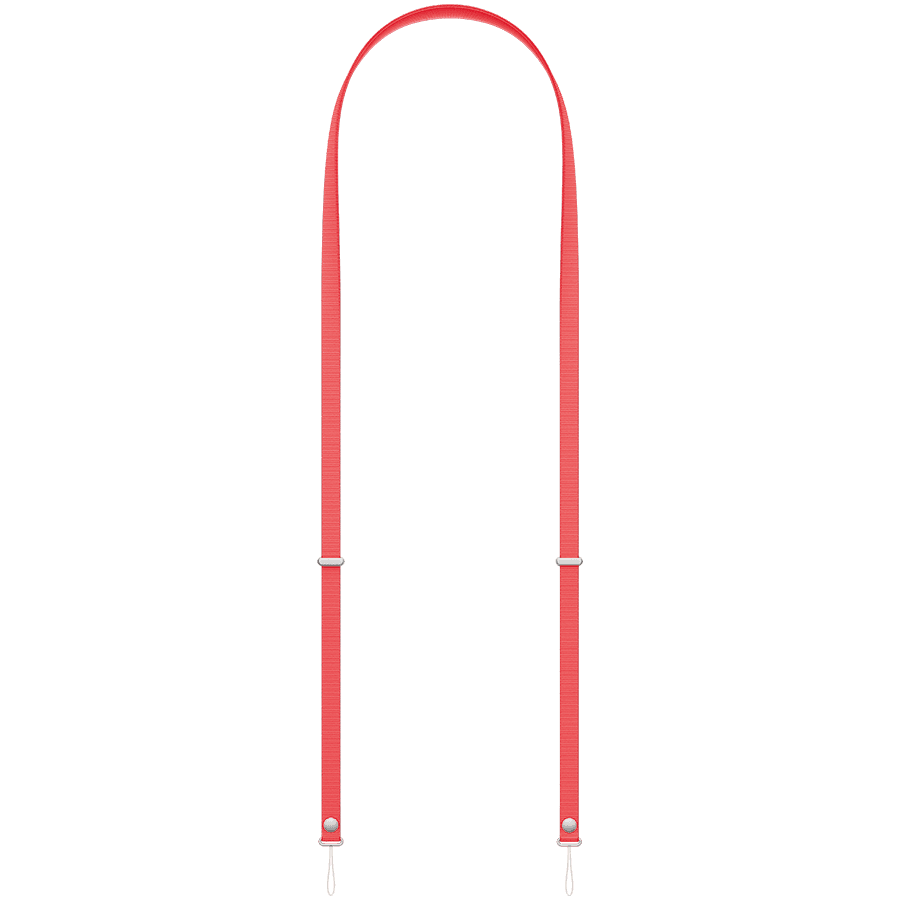 Crossbody Strap - Bright Guava