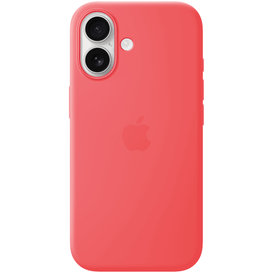 iPhone 17 Silicone Case with MagSafe - Bright Guava