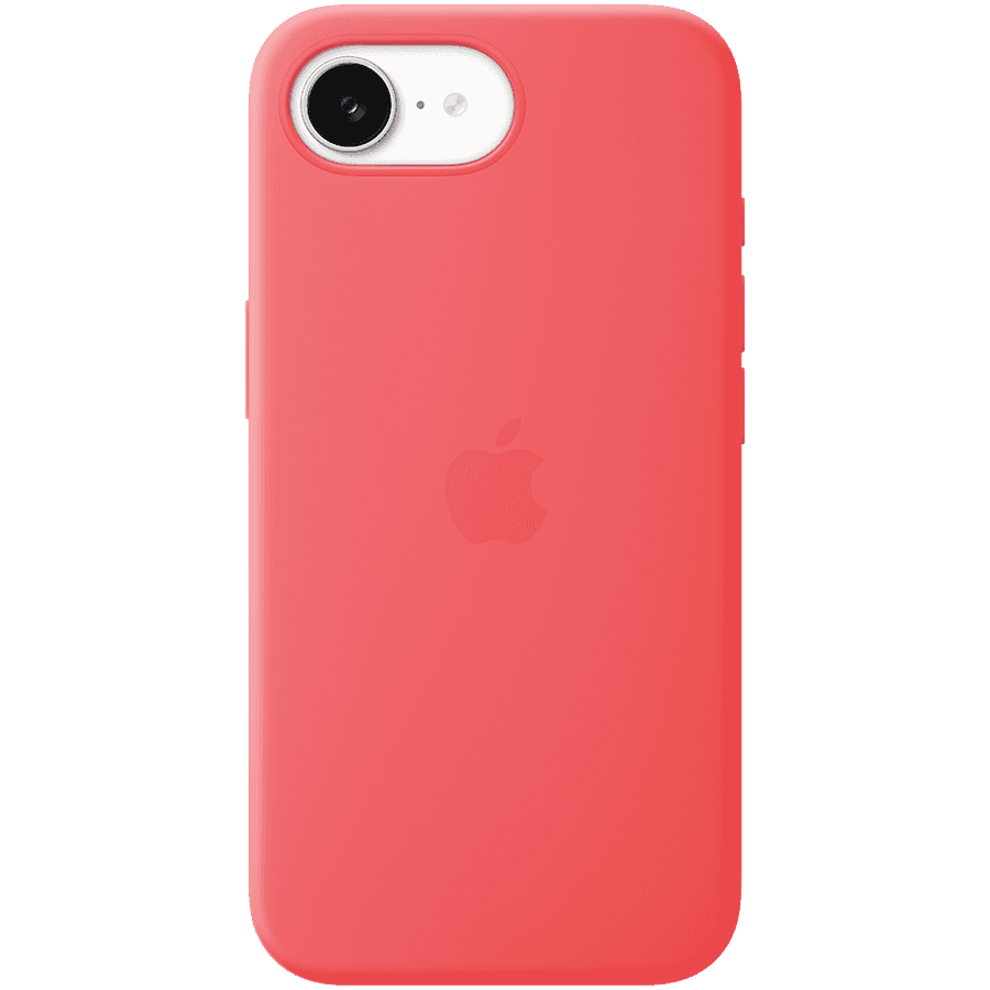 iPhone 17e Silicone Case with MagSafe - Bright Guava