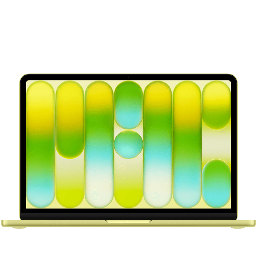 13-inch MacBook Neo: Apple A18 Pro chip with 6-core CPU and 5-core GPU, 8GB, 512GB SSD, Touch ID - Citrus