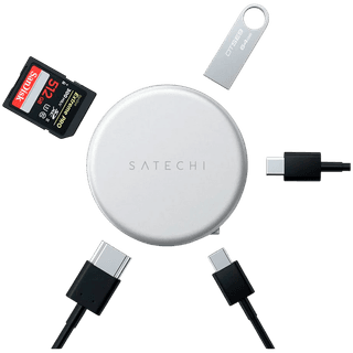 Satechi OntheGo 5-in-1 Multiport Adapter - Silver