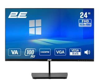 Monitor 2E 23.8" B2425B D-Sub, HDMI, MM, VA, 100Hz, FreeSync