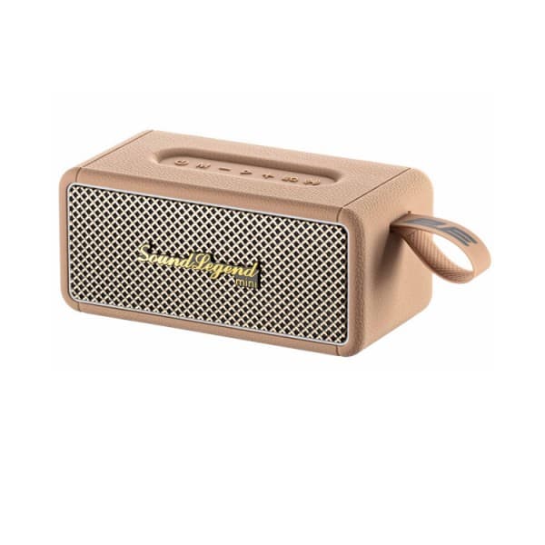 Portable Speaker 2E SoundLegend Mini 40W, BT 5.3, TWS, FLAC, MP3, WAV, EQ, Power Bank, IPX6, Brown