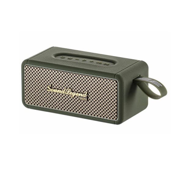 Portable Speaker 2E SoundLegend Mini 40W, BT 5.3, TWS, FLAC, MP3, WAV, EQ, Power Bank, IPX6, Green