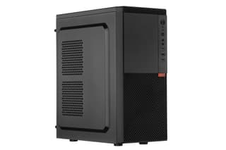 2E PC case Alfa E130 without PSU, 2xUSB3.0, 1xUSB2.0, 1x80mm, VGA 320mm, ATX, black