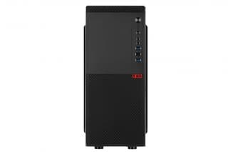 2E PC case Alfa E130 without PSU, 2xUSB3.0, 1xUSB2.0, 1x80mm, VGA 320mm, ATX, black