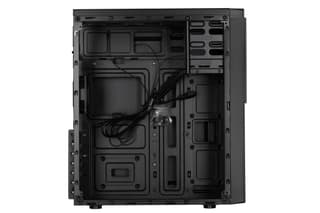 2E PC case Alfa E130 without PSU, 2xUSB3.0, 1xUSB2.0, 1x80mm, VGA 320mm, ATX, black