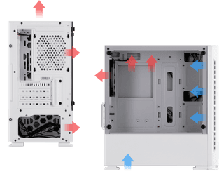 2E GAMING Computer case CALLEO (GB700) MiniT, Micro ATX,Mini ITX,2xUSB2.0,1xUSB3.0,4x120mm ARGB, TG (side panel), without PSU, black