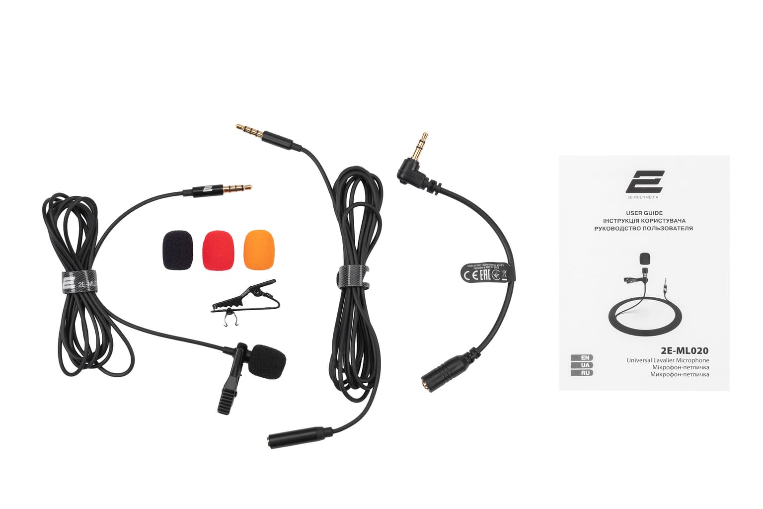 2E Lavalier Microphone ML020 3.5mm - 2