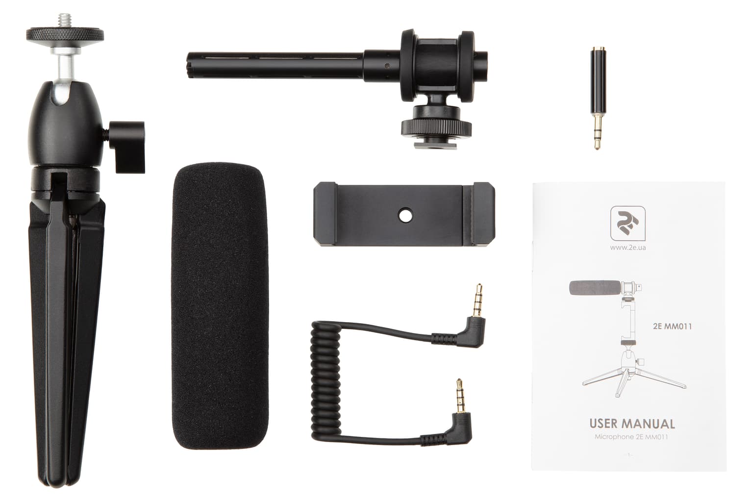 2E Microphone AU-CM10S Vlog KIT, 3.5mm - 4
