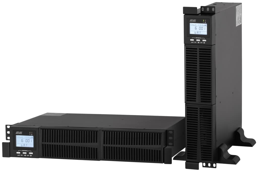 2E OD1000RT, 1000VA/900W, RT2U, LCD, USB, 2xSchuko