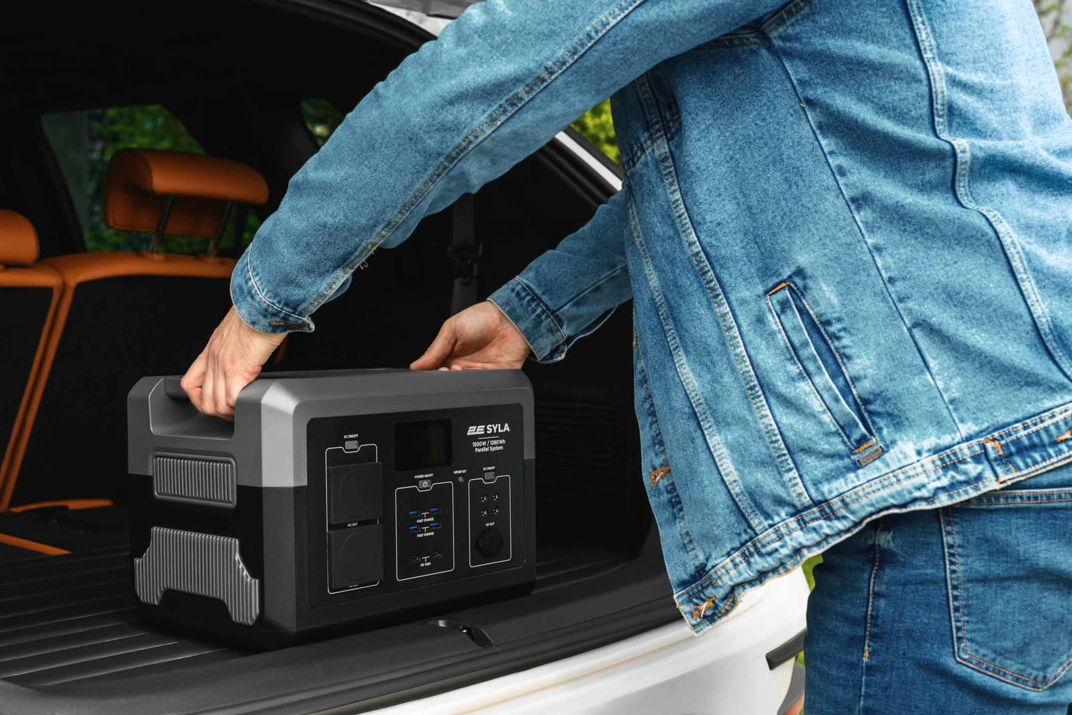 2E Portable Power Station Syla, 1500 W, 1280 Wh, WiFi/BT, Parallel System, Fast Charging - 5