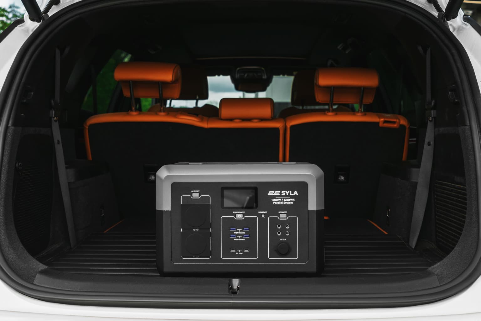 2E Portable Power Station Syla, 1500 W, 1280 Wh, WiFi/BT, Parallel System, Fast Charging - 6