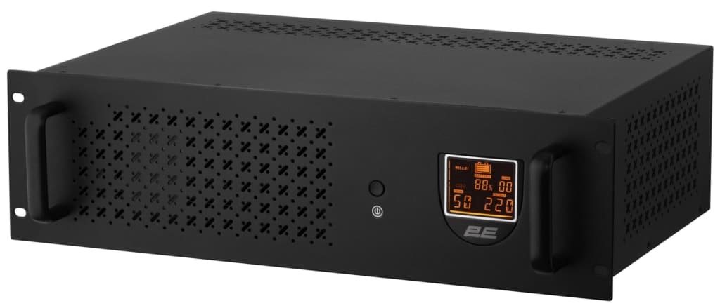 2E RE1500, 1500VA/900W, RM 3U, LCD, USB, 2xSchuko