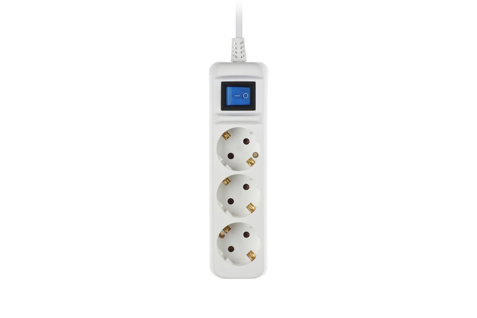 2E Power strip 1.5m, 3xTypeF, 16A, white - 5